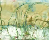 The Little River by John Olsen, watercolour and crayon on paper, sold Apr 2014
