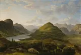 Leathe’S Water, Skiddaw And Saddleback In Distance by John Glover, c.1816-17, oil on canvas, sold Apr 2014