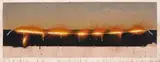 Point To Point (Night Train) by Tim Storrier, 1987, synthetic polymer paint and rope on paper, sold Apr 2014