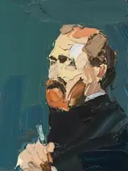 Van Gogh After John Russell by Ben Quilty, 2004, oil on canvas, sold Apr 2014