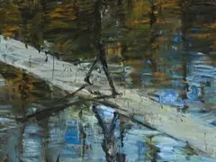 Causeway by Euan MacLeod, 1991, oil on canvas, sold Apr 2014