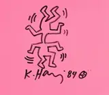 Untitled by Keith Haring, 1984, fibre-tipped pen and ink on card, sold Apr 2014