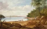 Mosman’S Bay by James Howe Carse, 1874, oil on paper, sold Apr 2014