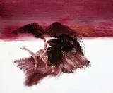 Burke And Camel by Sidney Nolan, 1963, oil and wax crayon on paper, sold Apr 2014