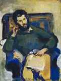 Portrait Of Malcolm Horsley by Fred Williams, c.1955, gouache on paper, sold Apr 2014