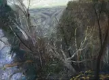 Late Summer Bushland by William Robinson, 2001, pastel on paper, sold Mar 2014