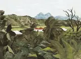 Tropical Landscape, Cairns by Ray Crooke, 1960, oil on composition board, sold Mar 2014