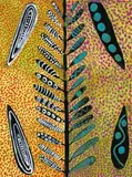 Untitled by Janangoo Butcher Cherel, synthetic polymer paint on paper, sold Mar 2014