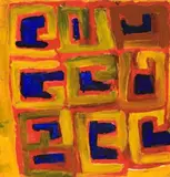 Untitled by Pijaju Peter Skipper, 1998, synthetic polymer paint on paper, sold Mar 2014