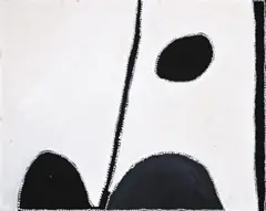 Janterrji – Dolly Hole by Paddy Bedford, 2004, ochres and pigment with synthetic binder on composition board, sold Nov 2013