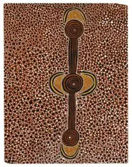 Two Women Of Pinarirnya by Long Jack Phillipus Tjakamarra, 1973, synthetic polymer paint on composition board, sold Nov 2013