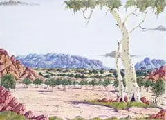 Untitled by Benjamin Landara, 1976, watercolour on paper, offered Nov 2013