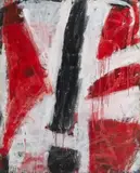 Red / Black / White No. 3 by Tony Tuckson, c.1965, synthetic polymer paint on composition board, sold Nov 2013