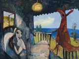 Envoy I by Garry Shead, 1992, oil on composition board, offered Nov 2013