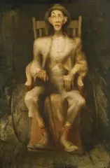 The Inmate by Eric Wilson, 1944, oil on board, offered Nov 2013