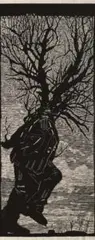 Walking Man by William Kentridge, 2000, linocut on paper, sold Nov 2013