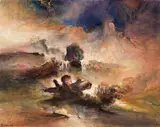 Impromptu No. 3 – Summer by James Gleeson, 1996, oil on canvas, offered Nov 2013
