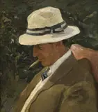 Untitled (Portrait Of A Man) by E. Phillips Fox, c.1909, oil on canvas, sold Nov 2013