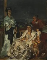 Study For ‘The Sonata’ by Rupert Bunny, c.1910, oil on canvas on board, offered Nov 2013
