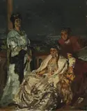 Study For ‘The Sonata’ by Rupert Bunny, c.1910, oil on canvas on board, offered Nov 2013