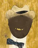 Jack Johnson And The Golden Smile by Eric Anchor Thake, 1978, oil on canvas, offered Nov 2013