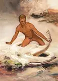 Figure In Psychoscape by James Gleeson, oil on board, sold Nov 2013