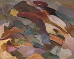 Static Movement by Lina Bryans, 1965-66, oil on canvas, offered Nov 2013