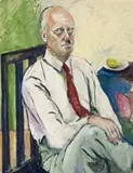 Reginald Wilkinson Esq by Lina Bryans, c.1938, oil on canvas, offered Nov 2013