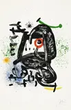 L’Oeil De Faucon by Joan Miró, 1971, colour lithograph, sold Nov 2013
