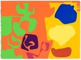 January by Patrick Heron, 1973, colour screenprint, sold Nov 2013