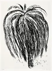 Palm Tree 2 by Brett Whiteley, 1975, screenprint, sold Nov 2013