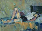 Figure Study – Majorie Jenkins by John Passmore, oil on canvas, sold Nov 2013