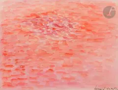 Hommage à Monet by Bernard Quentin, 1959, Aquarelle, sold Nov 2024
