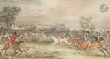 La Course by Carle Vernet, Aquarelle, gouache, plume et encre noire, sold Nov 2024