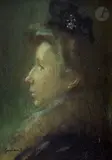 Portrait de femme by Lucien-Victor Guirand de Scévola, Aquarelle et gouache, sold Nov 2024