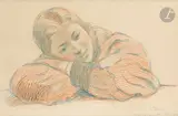Portrait by Victor Prouvé, 1916, Pastel, sold Nov 2024