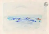 Belle-Île by Jean Hélion, 1964, Aquarelle, sold Nov 2024