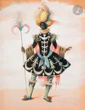 Le Prince Africain by Loudon Sainthill, Gouache, sold Nov 2024