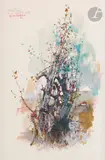 L'Arbre by Michel de Gallard, 1961, Aquarelle, sold Oct 2024