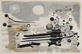La Partition by Paul Rambié, Encre et gouache sur papier, sold Oct 2024