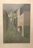 Rue à Montmartre by Claude Dupont-Gomont, Lithographie, sold Oct 2021