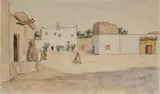 Ouled-Djellal by Pierre Deval, 1924, Aquarelle, sold Jul 2021