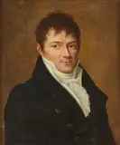 Portrait d'homme en redingote by Jean François Marie Bellier, 1808, Toile, sold Jun 2021