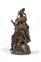 Quand même ! by Antonin Mercié, Bronze d'édition patiné, sold Jun 2021
