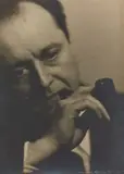 L'affichiste Paul Colin. Paris by Laure Albin Guillot, 1935, Épreuve argentique d'époque, contrecollée sur carton et signée au crayon en bas à droite (, sold Jun 2021