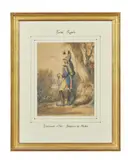 Garde Royale Gendarmerie d'Elite, Gendarmes des Chasses by Eugène Lami, Aquarelle, sold Jun 2021