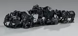 Troupeau de neuf éléphants by José-Maria David, 2008, Épreuve en bronze patiné, sold Dec 2018