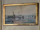 Vue de la Place de la Concorde sous la pluie by Gabriel Brun-Buisson, 1920, Aquarelle signée et datée, sold Oct 2018