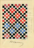 Projet de tissu, Paris by Sonia Delaunay, 1925, Gouache sur papier calque, sold Jun 2018