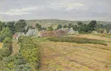 Morgat, Lesquiffinec, août 1916 by Henri Rivière, Aquarelle, sold Jun 2018